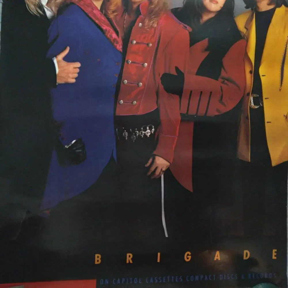Vintage Heart Brigade Poster 1989 Original 36 x 24